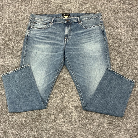 Madewell Other - Madewell Mens Everyday Classic Straight Leg Blue Denim Jeans Size 42
